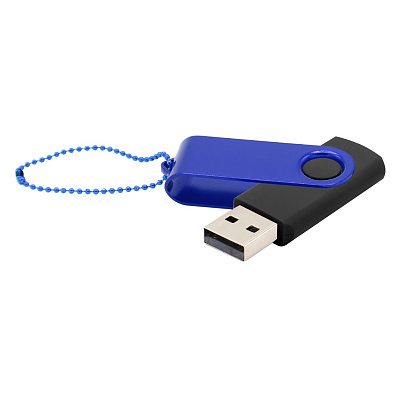 Флешка Designer To Go 2.0 USB 16Gb  (Черный/синий)