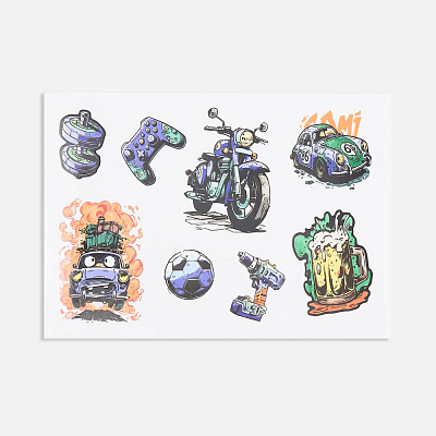 Стикерпак UV-DTF Thematic 23 февраля