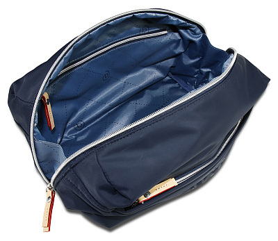 Несессер дорожный BUGATTI Lido, синий, полиэстер, 27х14х14 см, 5 л