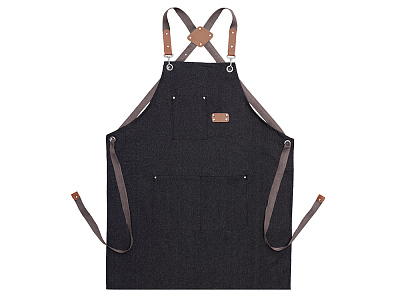 Джинсовый фартук с карманами Fry