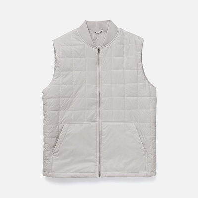 Жилет унисекс Warmbridge, синий (джинс) (Серый)