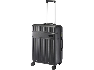 Чемодан Ровер расширяющийся, из переработанных материалов, размер М (Чёрный)