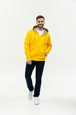 Толстовка мужская STAN с капюшоном на молнии футер с начёсом 280, 17