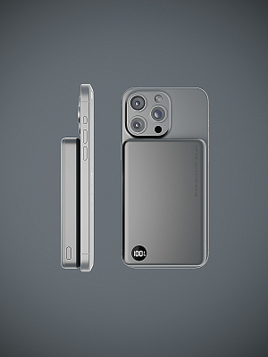 Беспроводной магнитный ПЗУ Olmio QM-16, темно-серый