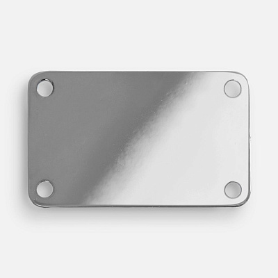 Шильдик металлический Furo  глянцевый (Серебристый)