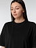 Футболка оверсайз женская Boxy Women, темно-серая (графит) - Фото 6