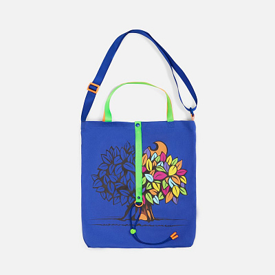 Пряжка — регулятор ремня Fermo, синяя