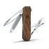 Нож-брелок VICTORINOX Classic SD, 58 мм, 5 функций, деревянная рукоять - Фото 2