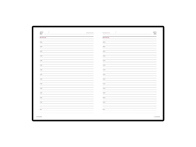 Ежедневник недатированный А5 Sidney Nebraska с серебряным срезом