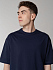 Футболка оверсайз мужская Boxy Men, синяя (джинс) - Фото 5