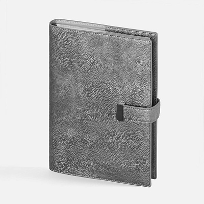 Ежедневник Repute, недатированный, серый