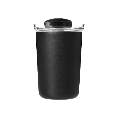 Термокружка вакуумная Strada, черная (Чёрный)