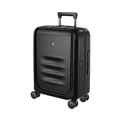 Чемодан VICTORINOX Spectra™ 3.0 Global Carry-On, чёрный, поликарбонат Sorplas™, 40x20x55 см, 39 л
