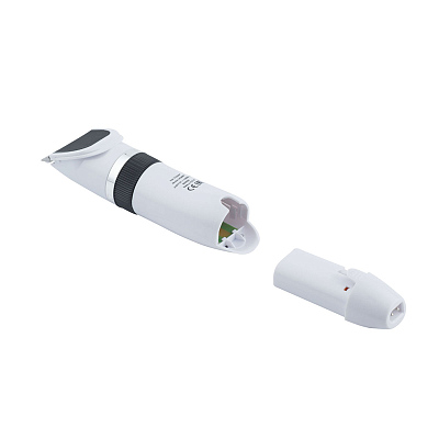 Машинка для стрижки волос DEWAL BEAUTY Panda White, белая, 0.8 - 2.0мм