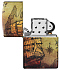 Зажигалка Zippo Pirate Ship с покрытием White Matte, латунь/сталь, белая, матовая, 38x13x57 мм - Фото 8
