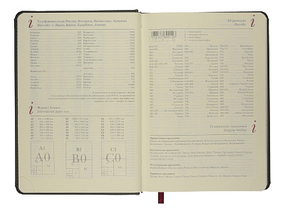 Ежедневник недатированный А5 Velvet Index с индексами