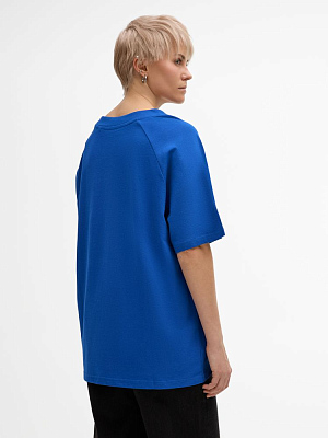 Футболка унисекс оверсайз T2, синяя