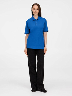 Рубашка поло унисекс Upswing, ярко-синяя