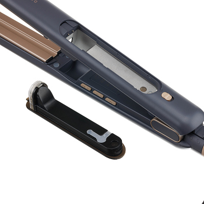 Паровые щипцы для волос DEWAL BEAUTY Elite 25х90 мм, графитовые