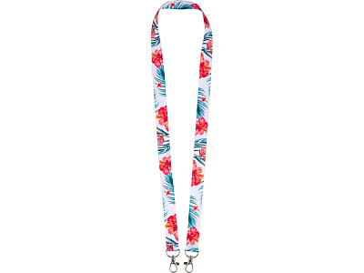 Ланъярд под сублимацию с 2-мя карабинами, 2 см