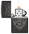 Зажигалка ZIPPO Big Cat с покрытием High Polish Black, латунь/сталь, черная, глянцевая, 38x13x57 мм - Фото 3