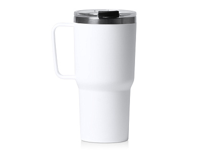 Термокружка Кенчер из нержавеющей стали и полипропилена, 500 мл (Белый)