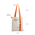 Шоппер Superbag с ремувкой 4sb (неокрашенный с оранжевым) - Фото 4