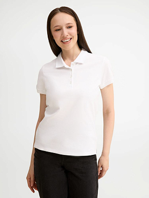 Рубашка поло женская People 210, белая