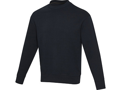 Свитер с круглым вырезом Jet из органического хлопка, унисекс (Тёмно-синий)