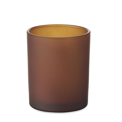 Plant based wax candle 80 gr (Коричневый)