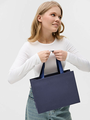 Пакет бумажный Manilla M, синий