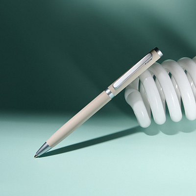 Шариковая ручка Нокс (Nox), бежевая