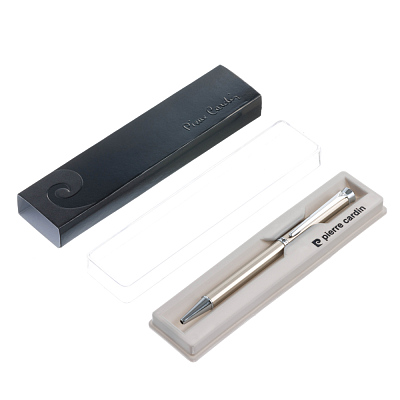 Ручка шариковая Pierre Cardin CRYSTAL,  цвет - бежевый. Упаковка Р-1.