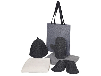 Банный набор с парео Healing, женский (Серый)