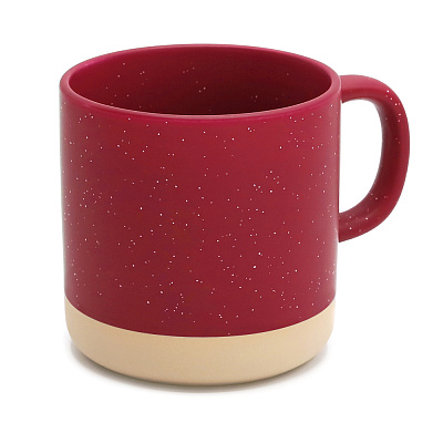 Кружка Marina, бордовая (Бордовый)