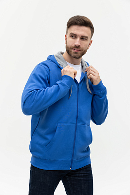 Толстовка мужская STAN с капюшоном на молнии футер с начёсом 280, 17