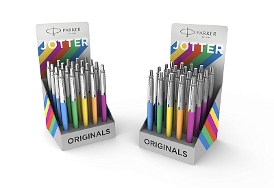 Шариковая ручка Parker Jotter Originals Plastic CDU в дисплее, 20шт