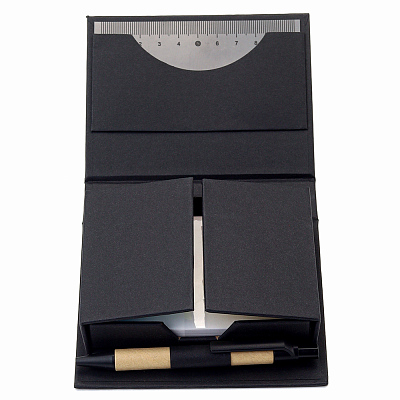 Набор для записей со стикерами Notora, черный