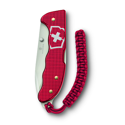 Нож охотника VICTORINOX Evoke Alox 130 мм, 5 функций, с фиксатором лезвия, красный