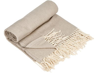 Плед Ёлочка из натурального хлопка