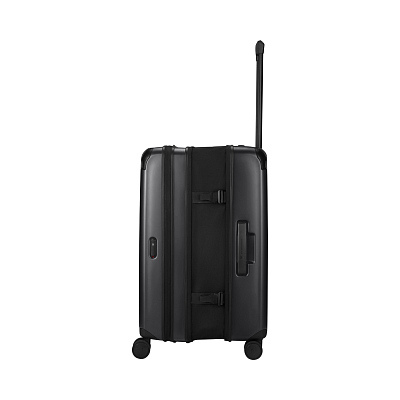 Чемодан VICTORINOX Spectra™ 3.0 Exp. Medium Case, чёрный, поликарбонат Sorplas™, 46x30x69 см, 81 л