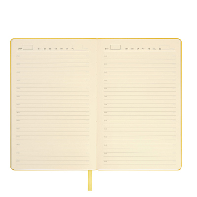 Ежедневник Латте (Latte NEW) недатированный, желтый/желтый