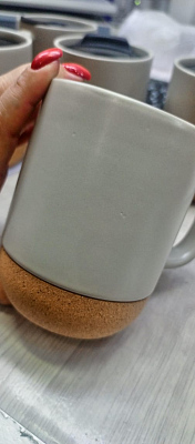 Кружка с пробковым дном и крышкой Denpasar