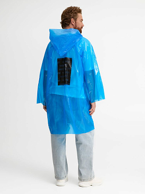Дождевик-плащ CloudTime с печатью в один цвет на заказ