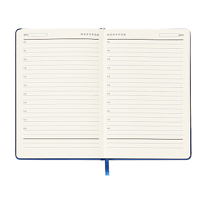 Ежедневник A5 недатированный Dear в твёрдом переплёте, тёмно-синий