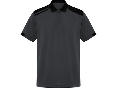 Рубашка поло Samurai, мужская (Свинцовый/черный)