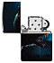 Зажигалка ZIPPO Horror Wolf с покрытием 540 Matte, латунь/сталь, черная, 38x13x57 мм - Фото 4