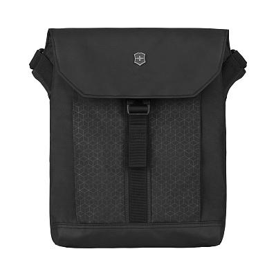 Сумка наплечная VICTORINOX Altmont Original Flapover Digital Bag чёрная нейлон 26x10x30 см 7 л