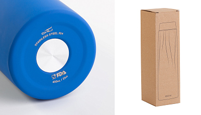 Бутылка для воды "Calypso" 650 мл, синий