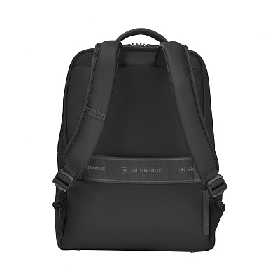 Рюкзак VICTORINOX Victoria Signature Compact Backpack, черный, нейлон/кожа, 30x16x38 см